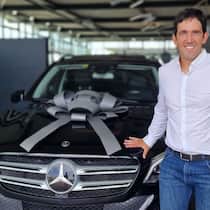 Occasion entpuppt sich als Unfallwagen Portrait von Georgi Goranov. Bild zur Verfügung gestellt durch Protagonisten für eine einmalige redaktionelle Nutzung beobachter.ch zum Thema "Mercedes verkauft Unfallwagen", Publikationsdaumt 24.10.2024.Editorial Note: Nummernschild unkenntlich gemacht.