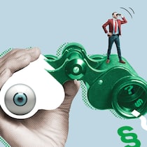 Das ändert sich 2024 Ein Mann in Miniature-Grösse steht auf einem Feldstecher und blickt ebenfalls mit einem Feldstecher in eine Richtung. Was bringt das Jahr 2024 an gesetzlichen Neuerungen? Ein Überblick, was sich im neuen Jahr ändert