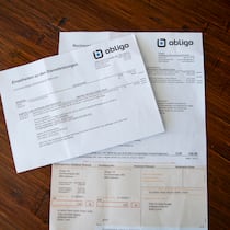 Schwyzer Justiz gibt Kampf gegen Porno-Mahner auf Rechnung der Firma Obligo, die ein Beobachter-Leser erhalten hat.