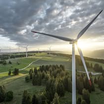 Luft nach oben Windpark Mont-Crosin