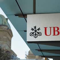 Illegales Geschäften auf Kosten der Steuerzahler? UBS-Filiale vor dem Bundeshaus in Bern