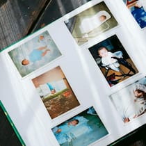 Die Suche nach den Wurzeln Fotoalbum mit Kinderfotos