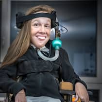 Leben dank Crowdfunding Bettina Rimensberger leidet an spinaler Muskelatrophie