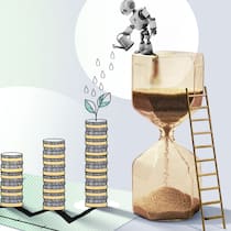 Warum Sie jetzt in ETF investieren sollten Collage: Roboter giesst Sparfonds-Pflänzchen - ETF-Sparpläne Vermögen aufbauen mit Autopilot Ganz einfach Geld vermehren? Ja, das funktioniert – mit einem Sparplan. Der Beobachter sagt, wie das geht und worauf man achten sollte.