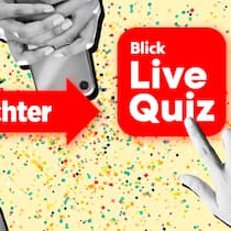 «Blick Live Quiz» mit Beobachter-Fragen App-Icon «Blick-Live-Quiz» vor einem gelben Hintergrund mit Party-Konfetti und dem Beobachter-Logo in Pfeilform – Kennen Sie sich aus? Im «Blick-Live-Quiz» stellen sich die Teilnehmenden regelmässig den Fragen des Blick-Teams. Dieses Mal geht es um Rechtsfragen aus dem Beobachter-Beratungszentrum. Jetzt Beobachter-Artikel lesen und die Chance auf den Jackpot erhöhen.
