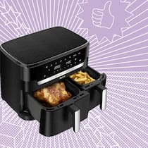 Nur ein einziger Airfryer erhält die Note «sehr gut» Ein Airfryer mit zwei Zubereitungsfächern - Ein Praxistest sorgt für überraschende Ergebnisse. Kein Gerät fällt durch, aber es gibt grosse Unterschiede in der Frittierleistung