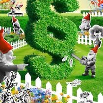 Finger weg von Hanf und Kirschlorbeer! Gartenzwerge schneiden eine Hecke in Paragraphenform zu- Vom verbotenen Kirschlorbeer zum nächtlichen Mähroboter-Einsatz: Was ist im eigenen Garten eigentlich erlaubt? Der Beobachter klärt die brenzligen Rechtsfragen.