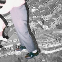 Eine verhängnisvolle Silvesternacht Collage mit tanzendem Paar und einer alten Aufnahme des Kursaals Bern - In der Silvesternacht 1953 auf 1954 ging es in Bern wild zu und her. Die Sache geht bis vor Bundesgericht. Dem sind die Berner Instanzen zu freizügig