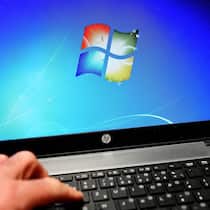 Microsoft-Betrüger packen die Chance Laptop mit Windows 7