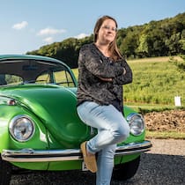 Wie konnte dieses Auto die MFK-Prüfung bestehen? Raffaela Nobs und ihr VW Käfer (Jahrgang 1970)