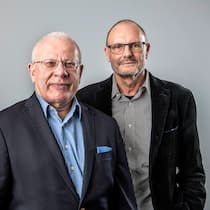 Singles im Nachteil Ericht Wintsch (links) und Fred Siegrist (rechts).