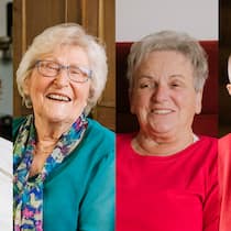 Vom planlosen Umgang der Schweiz mit älteren Menschen Leslie Schläpfer (68), Gerda Roth (83), Ruth Spahr (78) und Toni Kaiser (90) (v.l.n.r.)