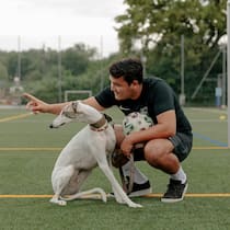 «Zwei verletzte Seelen fanden zueinander» Tiago Santiago mit seinem Windhund Jerry