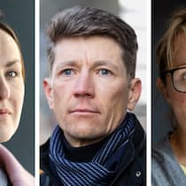 Widerstand leisten, irgendwie Halyna Chop Muff, Sasha Volkov und Anastasiia Grynko (von links nach rechts)