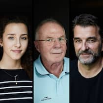 Warum sie sich nicht impfen lassen Michel Bronner, Viola Rossi, Heinrich Pfenninger, Jan-Uwe Reiss, Tatiana Chamina (v.l.n.r.)