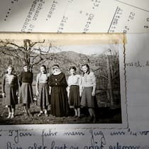 Zwangsarbeit in der Spinnerei Foto von Elfriede Steiger aus dem Kinderheim