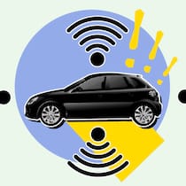 Kommen jetzt die Auto-Zombies? Illustration selbstfahrendes Auto: Selbstfahrende Fahrzeuge Kommen jetzt die Auto-Zombies? Autopiloten sind in der Schweiz neu erlaubt. Wer haftet, wenn ein Unfall passiert?