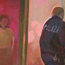 Eine verdächtige Hausdurchsuchung Die Polizei durchsucht das Haus einer Familie