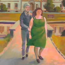 Für immer Mutter Illustration: Mutter mit autistischer Tochter