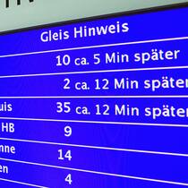 Leere Versprechen für Passagiere SBB-Info zu Verspätungen