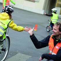 Nach dem Velofahrkurs gibt es Anrufe von der Versicherung Pro Velo Velokurs