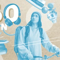 «Ich nehme fast 2000 Franken ein – mein WG-Zimmer kostet die Hälfte» Collage mit junger Frau, Velo und Büchern - Manon Erb absolviert derzeit die Berufsmatura. Es ist finanziell eng bei ihr, auch weil ihre Familiengeschichte nicht einfach ist. Für die Beobachter-Serie legt sie ihr Budget offen