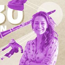 «Mein Ziel ist es, mit 60 finanziell frei zu sein» Collage mit Frau, Klarinette und Velo - Céline Sutter bezeichnet sich als Supersparerin und investiert jeden Monat über 3000 Franken. Für die Beobachter-Serie legt sie ihr Budget offen