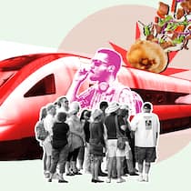 Schweiss, Dönerwolken und Quasselstrippen – so wird die Fahrt nicht zum Albtraum Wartende Menschen und Zug - Manchen stinkt das Verhalten der Mitpassagiere gewaltig. Unsere Tipps schaffen Abhilfe