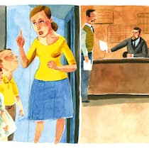 Was Ukrainerinnen und Ukrainer von uns unterscheidet – und was nicht Illustration von Alltagssituationen von Ukrainerinnen und Ukrainern