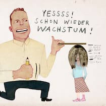 Von der Leadership eines Chief Executive Fathers Mann misst Grösse seiner Tochter und freut sich über Wachstum