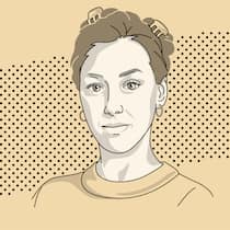 Das Lärmen der Lerchen Porträt von Lisa Christ, illustriert