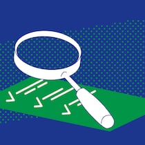 Wie seriös ist die Onlinebewertung? Eine Lupe ist auf eine grüne Checkliste gerichtet, die vor einem blauen Hintergrund steht. Wie können Konsumentinnen und Konsumenten richtig reagieren, wenn sie vor einem unlösbaren Problem stehen? Der Beobachter zeigt, was Sie zu dem Thema wissen müssen – kurz und knapp.