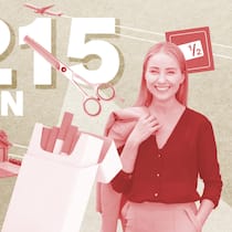 «Für Botox gebe ich alle drei Monate 300 Franken aus» Collage mit Hund, Haus und Frau - Lara Bianchi ist Regionalleiterin in einer Reinigungsfirma, ihr Mann Geschäftsführer im Gesundheitswesen. Sie leben gut, müssen aber noch Schulden abbezahlen. Für die Beobachter-Serie legt die Familie ihr Budget offen