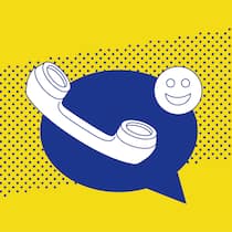 Wie bitte? Des Rätsels Lösung Ein Telefonhörer mit einem lachenden Gesicht vor einer blauen Sprechblase und einem gelben Hintergrund. An der Beobachter-Hotline erleben unsere Fachexpertinnen und Fachexperten auch immer wieder lustige Situationen mit den Anrufenden. Diese teilt der Beobachter hier.