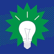 Wer seine Steuern früh zahlt, zahlt weniger Eine Glühbirne leuchtet in grüner Farbe vor einem blauen Hintergrund - Im Beobachter-Format «Hesch gwüsst» lernen Sie auf überraschende Weise, wie Sie Geld, Zeit und Nerven sparen, um administrative Angelegenheiten schnell und einfach zu erledigen.