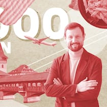 «Ich nehme im Jahr etwa 430’000 Franken ein» Collage mit Mann,Velofahrer und Kapellbrücke - Vom Polymechaniker zum Geschäftsführer eines Unternehmens mit 100 Mitarbeitenden: Stefan Thommen investiert in Start-ups. Seine Beteiligungen haben aktuell einen Wert von 3 bis 4 Millionen Franken. Für die Beobachter-Serie legt er sein Budget offen