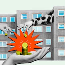 Referenzzinssatz bleibt bei 1,75 Prozent – was heisst das? Aus einer Wohnsiedlung ragen zwei Arme heraus, die ein paar Münzen auf eine offen gehaltene Hand legen. Was bedeutet der veränderte Referenzzinssatz für Mieterinnen und Mieter? Die Antworten auf die wichtigsten Fragen