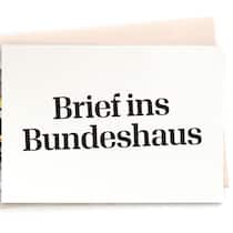 Herzliche Gratulation zur Wahl, liebe Bundesrätin, lieber Bundesrat! Brief ins Bundeshaus mit Foto von Simonetta Sommaruga. Das kommt auf die neue Bundesrätin oder den neuen Bundesrat zu.