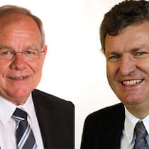 «Investor» mit Beziehungen leimt Kleinunternehmer Hans Hess (links), Anwalt und Notar, FDP-Ständerat und Adriano Imfeld (rechts), Treuhänder und Ex-CVP-Nationalrat