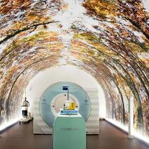 Mehr Wald im Spital, bitte! Tomografenraum