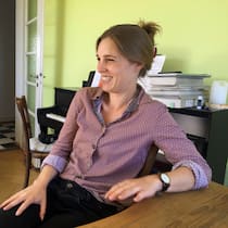 Ein Leben auf der Überholspur Corina Gredig in ihrer Stube