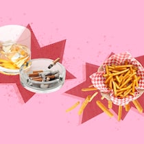 Diese vier Faktoren schlagen aufs Herz Alkohol, Zigaretten und Pommes. Fertig Fritten und Kippen: Änderungen im Lebensstil tragen dazu bei, die Risiken für Herz- und Kreislauferkrankungen zu senken.