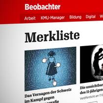 Beobachter-Artikel speichern, um sie später zu lesen – so gehts So sieht eine Merkliste im Userprofil auf beobachter.ch aus