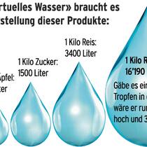 Ein Beefsteak «verschlingt» gigantische Wassermengen Ein Beefsteak «verschlingt» gigantische Wassermengen