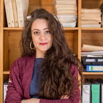 «Der Palästinenser ist der Prototyp des arabischen Terroristen» Sarah El Bulbeisi in ihrem Büro am Orient-Institut Beirut