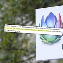 Wer nichts tut, zahlt mehr UPC Signet und Auszug Schreiben