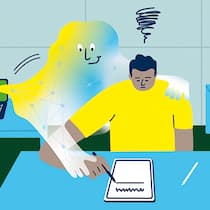 Es ist so weit: Die KI hat mich erwischt! Ein Schreiber und ein Geist - Bis künstliche Intelligenz aufs Schönschreiben kommt, würde es noch etwas dauern, dachte ich. Falsch gedacht. Ich bin erledigt