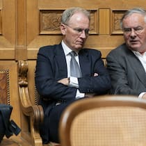 Diese Lobbys müssen jetzt auf Parlamentariersuche Hans-Ulrich Bigler (FDP, ZH) und Jean-François Rime (SVP, FR)