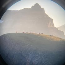 Wo die wilden Zelte wuchern Wildcamper auf dem Muttenchopf.