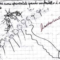 Was geschah wirklich? Zeichnung von Luca Mongelli